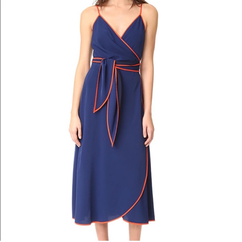Tory Burch wrap dress. As seen on Lili Reinhart!